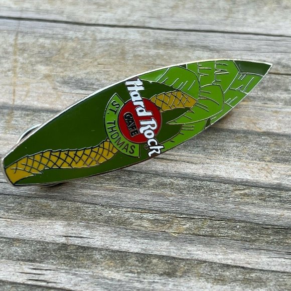 Hard Rock Cafe Pins St, Thomas Green Skate Board Pins - Picture 8 of 10